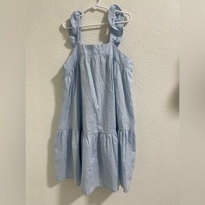 Bear Paw Chic Sky Blue Kids Dress
